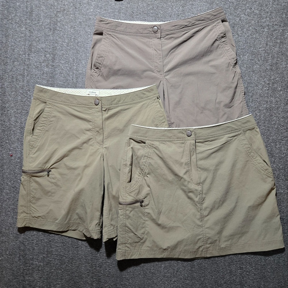 L.L. Bean Shorts Skort Womens Sz 8 Comfort Trail‎ Water-Repellent Nylon